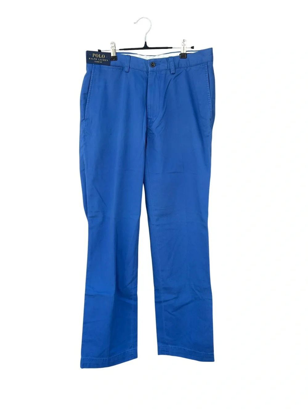 NWT Polo Ralph Lauren Classic Fit Blue Men’s Chino Pants - Size 32x32 - Straight - Picture 2 of 12